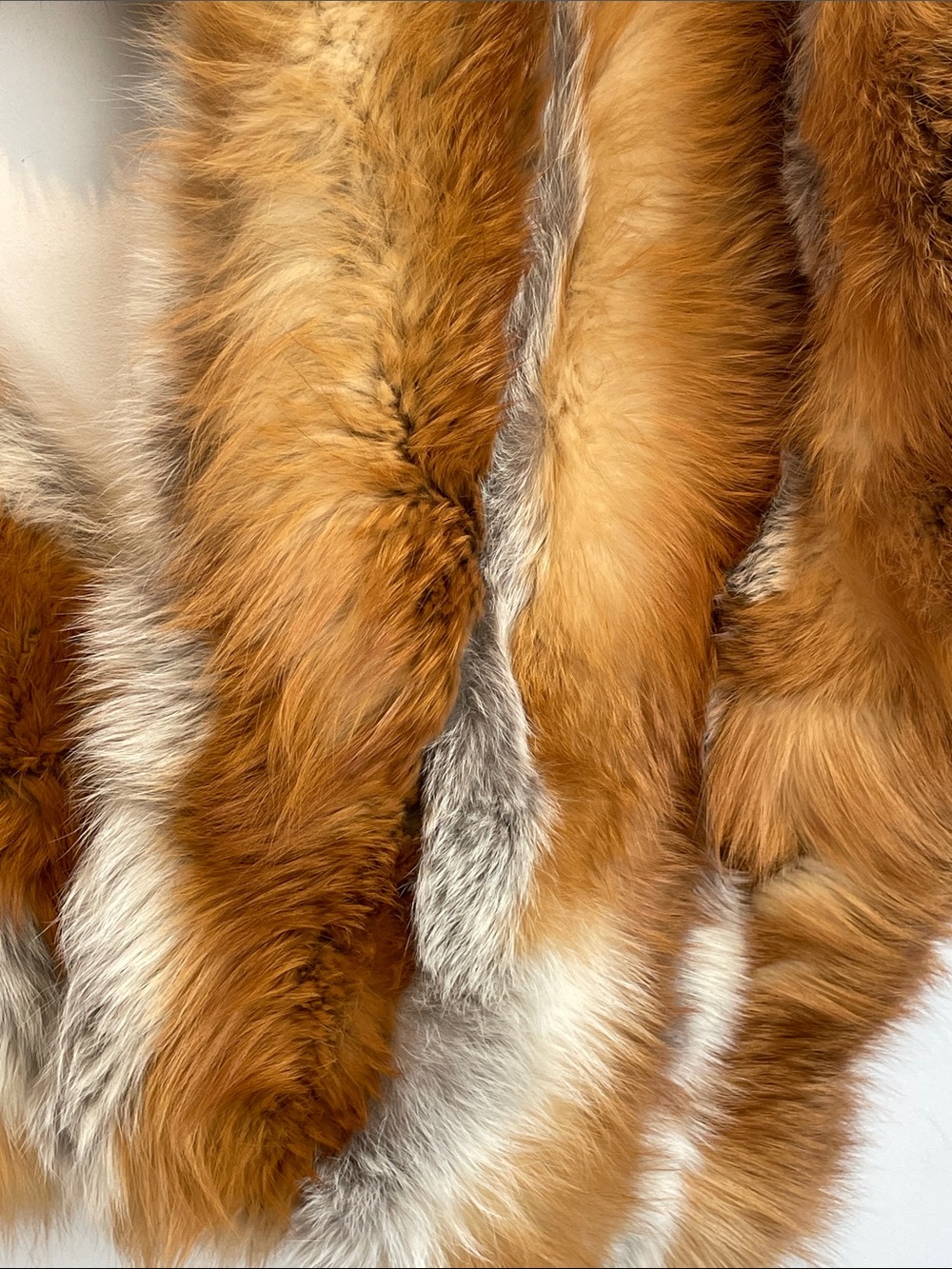 Vintage red fox fur stole shawl - Picture 4 of 4
